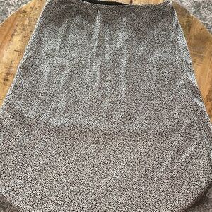 Sienna Sky Monochrome Patterned Midi Skirt